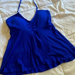 Victoria’s Secret Halter Bra Top Blue Size Large NWOT